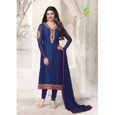 Blue Stunning New Kasheesh Magical Brasso semi stitched suit